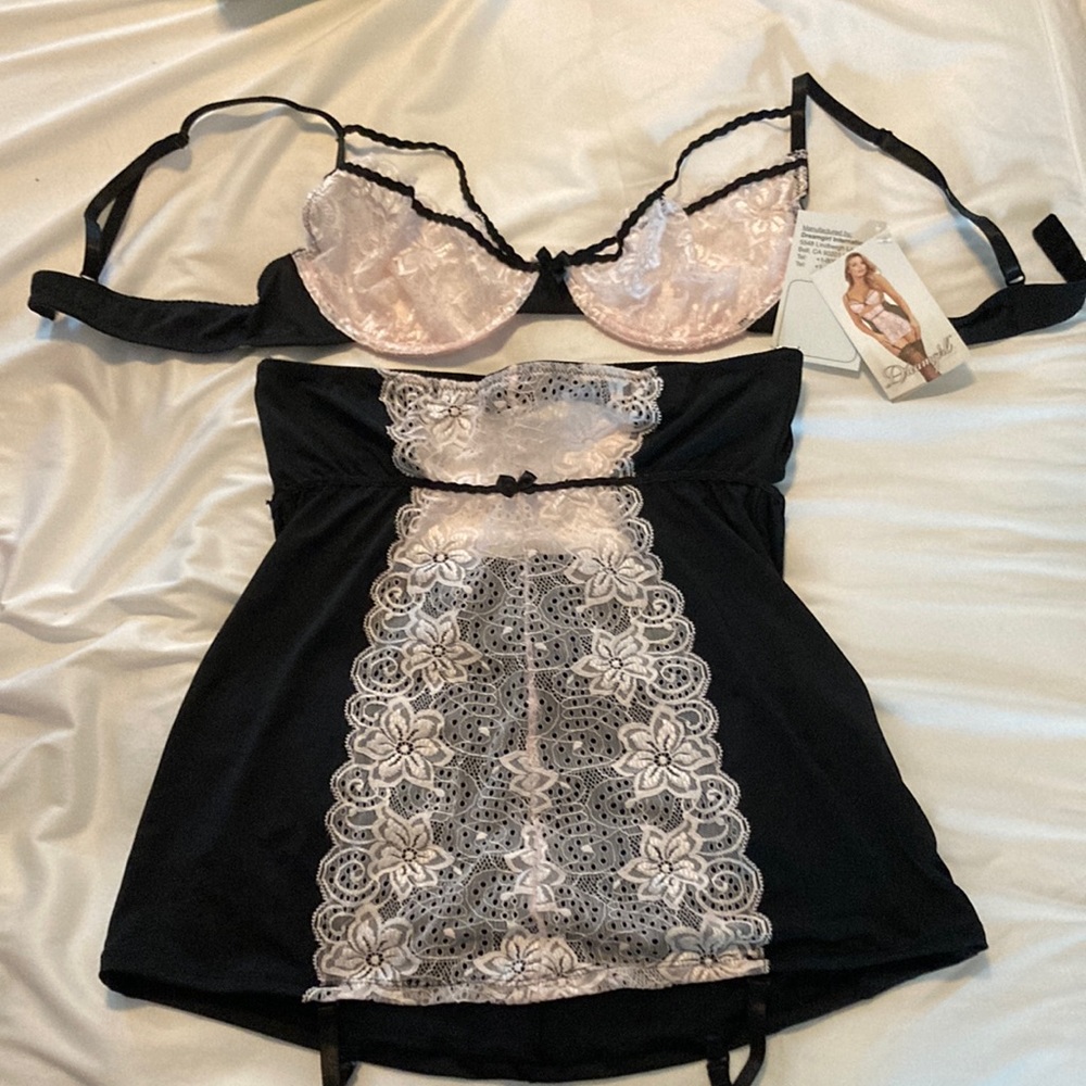 Brand New with Tags 2 Piece Vintage Lingerie Set